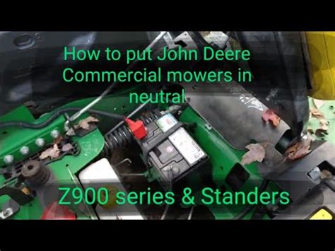 how to put a john deere skid steer in neutral|skid steer lever neutral setting.